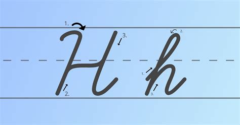 how to write the letter h in cursive how to appreciate the elegance of calligraphy through the simplicity of the letter h